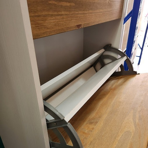 Imagen 7 de 7 de Zapatera Premium 3 Puertas 18 Pares Dormitorio Mueble V Lcm