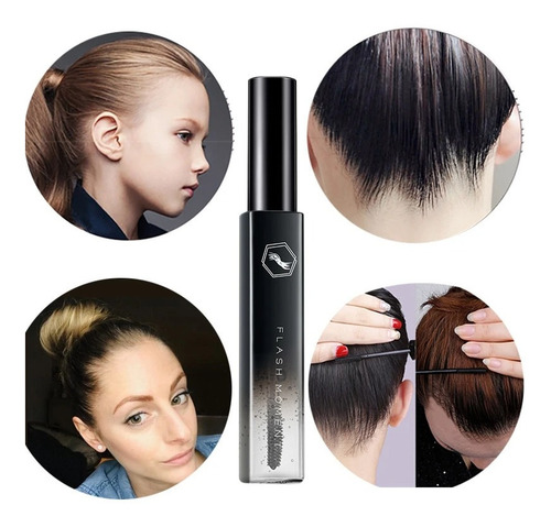 Imagem 2 de 5 de Máscara Rimel Cabelo Gel Alisamento Frizz Penteado