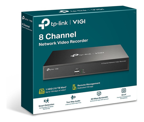 Nvr Tplink De 8 Canales Vigi Nvr1008