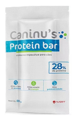 Avert Suplemento Alimentar Caninus Protein Bar 80g