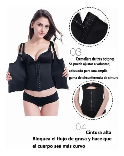 ./ Faja Con Broches Y Cierre Doble Compresión Máximo Ajuste
