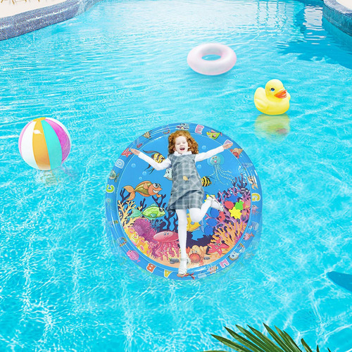 Tapete De Juego De Agua Con Sensor Tapete De Agua Divertido