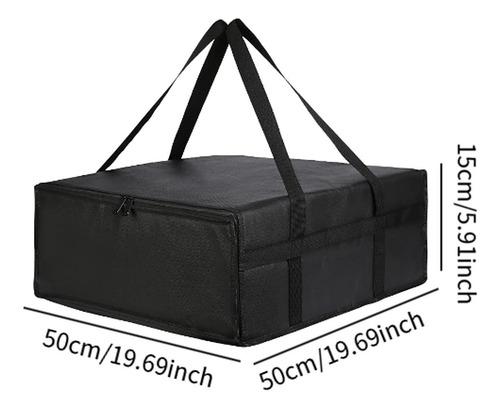 Bolsa Aislante Para Entrega De Pizza, Bolsa De 50x50x15cm