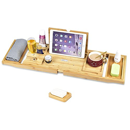 Bandeja De Bañera Extensible, Organizador Plegable De ...