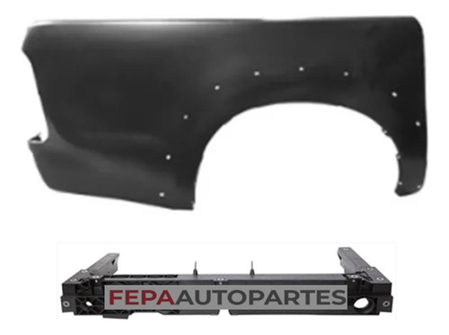 Guardabarro Trasero Toyota Hilux 2013 / 2015 Cabina Doble