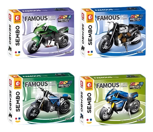 Bloques Para Armar Sembo Motos Bk Famous Car Cantidad De Piezas 200