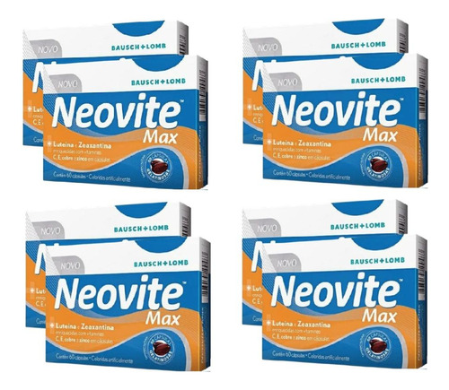 Kit Neovita Max Com 4 Promopaks De 60 Cápsulas Cada Cada