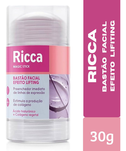 Bastão Facial Efeito Lifting Firmador E Preenchedor Ricca