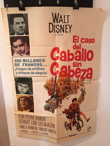 Afiche De Cine - Walt Disney - El Caso Del Caballo Sin Cabez