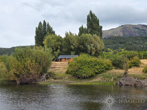 Terreno De 2 Ha Frente A Costa De Río, Con Casa De 56 M2, Villa Lago Rivadavia, Cholila (cr-159)
