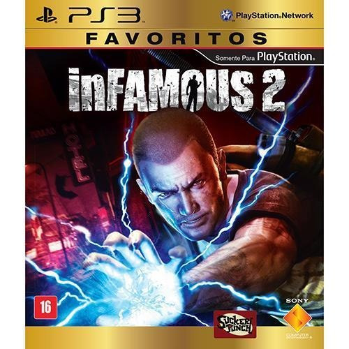 Infamous 2 Ps3 Favoritos Midia Fisica Original Lacrado