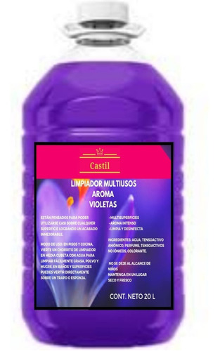 Limpiador Con Aroma  10 Litros