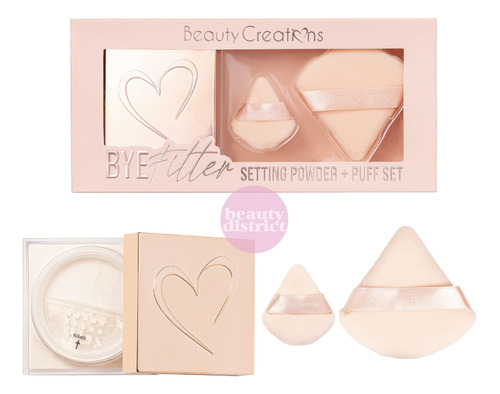 Set Polvo Traslucido + Esponjas Bye Filter Beauty Creations®