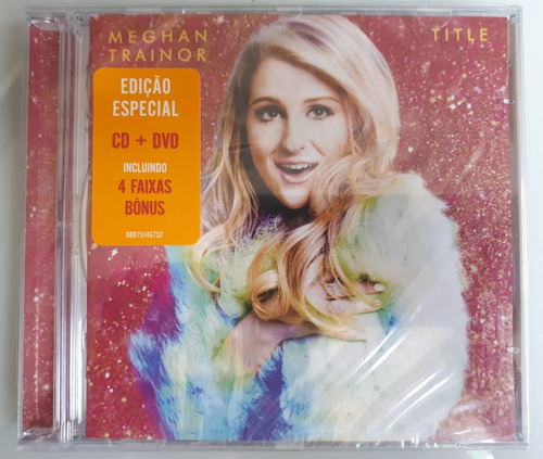 Meghan Trainor Title Cd Álbum + Dvd Import Edição Especial