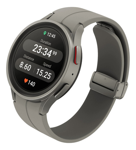 Imagen 1 de 5 de Samsung Galaxy Watch5 Pro (Bluetooth) 1.4" caja 45mm de  titanio  gris titanio, malla  gris titanio y bisel  gris titanio SM-R920