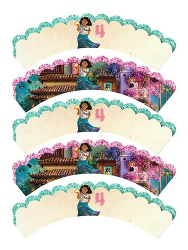 Kit Imprimible Encanto Decoración Candy Bar Invitación W26