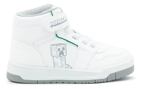 Tenis Bota Para Niño Minercraft® Creeper Ajuste Agujeta Cómodos