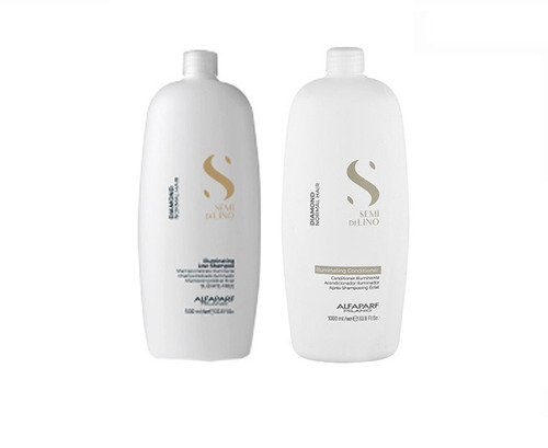 Shampoo + Acondicionador X 1l + Cristal X 50ml Alfaparf