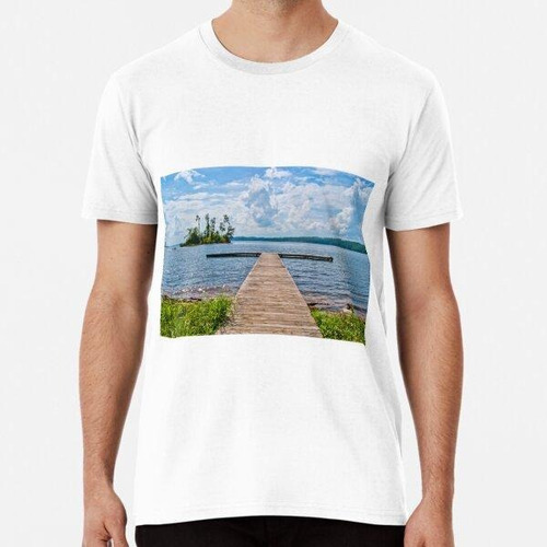 Remera Paseo Marítimo Del Lago Algodon Premium 