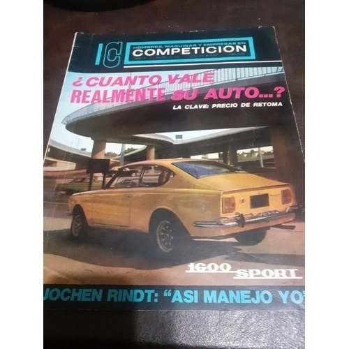 Revista Competición Cupe Fiat 1600 Sport Revista Corsa 1970