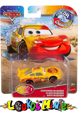 Disney Cars Lightning Mcqueen Color Changers Lacrado