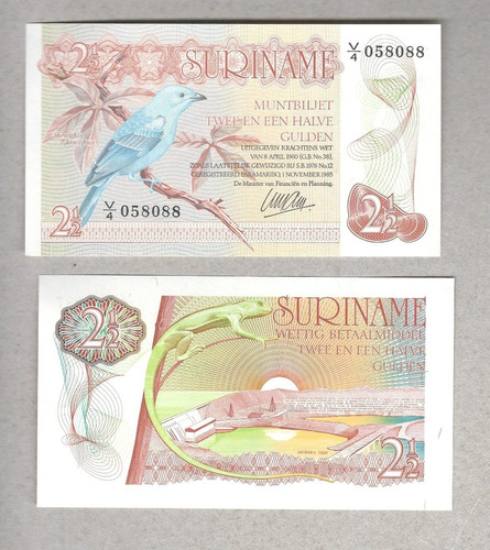 Surinam - Billete 2.5 Gulden Año 2000 - Unc