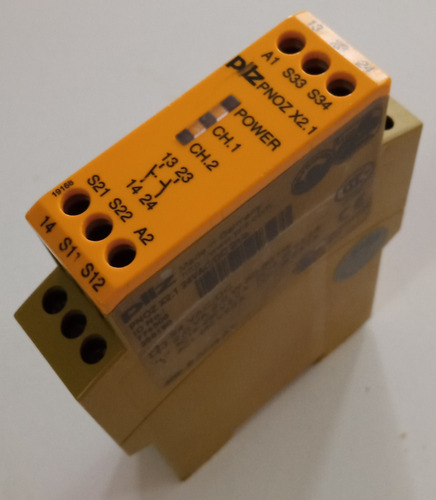 Relé De Seguridad Pilz X2.1 24 Vac Dc 2 N/o (Usado)