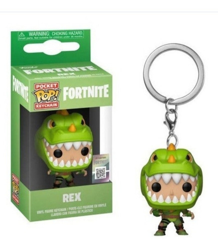 Funko Pop ! Keychain Fortnite Rex Original