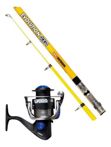 Combo Pejerrey Waterdog Caña+reel+nylon 