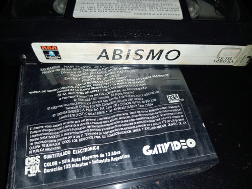 El Abismo!!en Vhs Clásico Original!! (Usado)