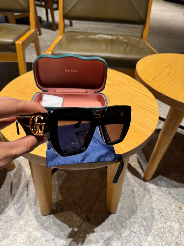 Lentes Gucci Dama Ocean Negro Negro Negro Negro (Usado)