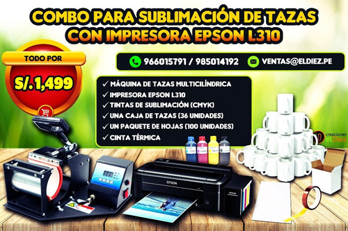 Maquina 8 En 1 Para Tazas Sublimacion