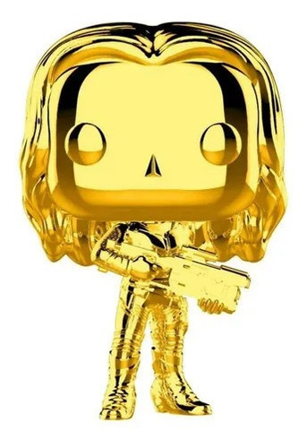 Funko Pop Gamora #382 Gold Chrome Guardians Of The Galaxy