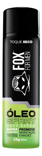 Aceite Para Barba En Spray Fox For Men Efecto Seco 60ml