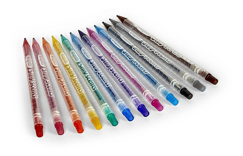 Lápices Crayola 12 Ct Tontos Olores Twistables Perfumado De