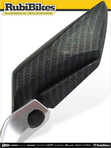 Imagen 2 de 6 de Espejos Razer 8-10mm Diseño Fibra De Carbono