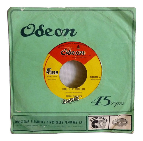 Dante42 Disco 45 Vinilo Mambo - Boogaloo (Usado)