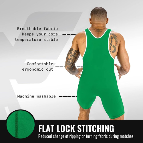 Singlets De Lucha Libre Hombres, Singlet Estándar Unif...