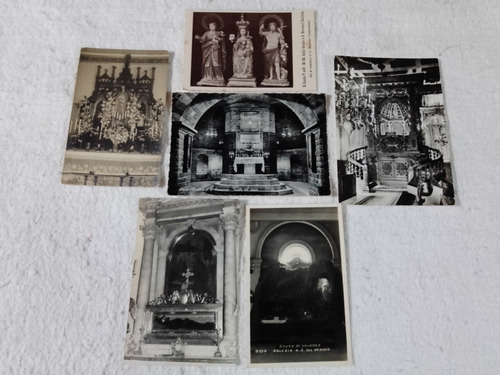 Postales Antiguas: Virgen, Altar, Tumba San Francisco Asís (Usado)