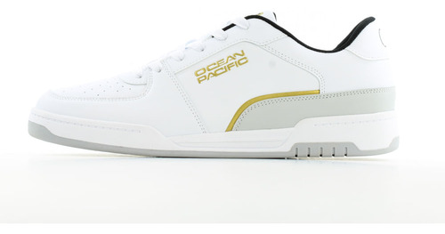 Tenis Ocean Pacific Hombre Triston Blanco - Gris