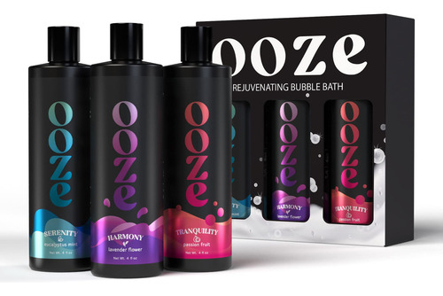 Ooze Bath Set De Baño De Burbujas Para Mujer (355 Ml) Lava