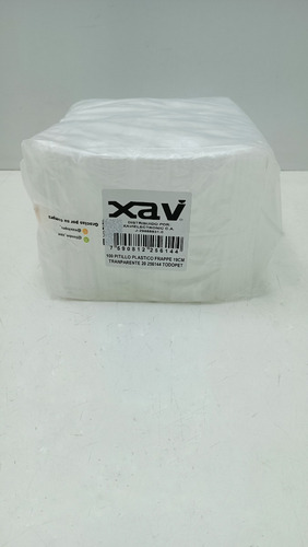 Imagen 2 de 2 de Bulto 20x100 Pitillo Frappe Plastico 19cm Todopet 8556 Xavi