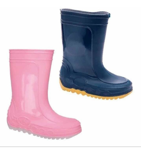 Botas De Lluvia Calfor Chicos Nena Varón Goma 23a34 Imperme