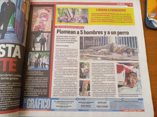 Revista Periódico El Gráfico 8 De Agosto De 2020 (Usado)