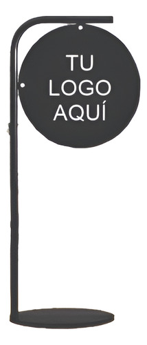 Combo Carteles De Pie Totem Grande 1,20 Y Totem Chico 90cm Negro