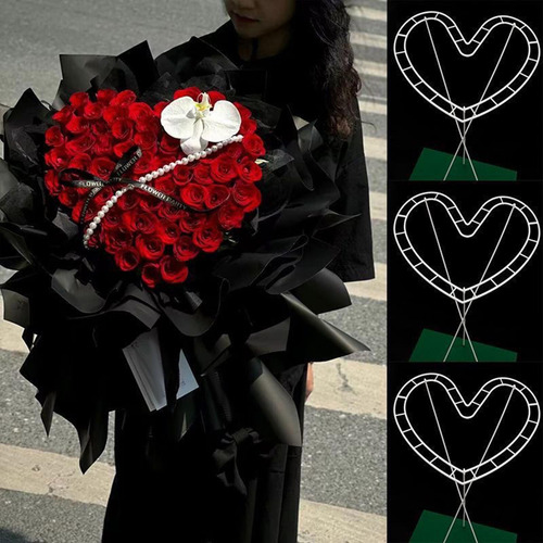 Marco Para Hacer Coronas Florales, 6x Corazón Pequeño