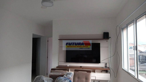 Imagem 3 de 30 de Apartamento Com 2 Dormitórios Para Alugar, 55 M² Por R$ 1.500,00/mês - Parque São Vicente - São Vicente/sp - Ap2506