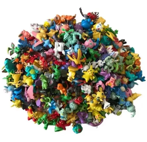 Kit 24 Miniaturas Pokémon Brinquedo Sortidos 3,5cm No Brasil