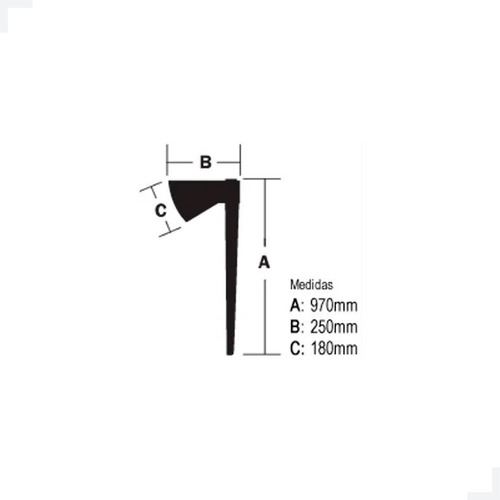 Machado Wenzel 334 N 7 Ferramenta Para Lavrar Madeira + Cabo