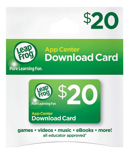 Tarjeta De Descarga Del Leapfrog App Center (funciona Con Ta